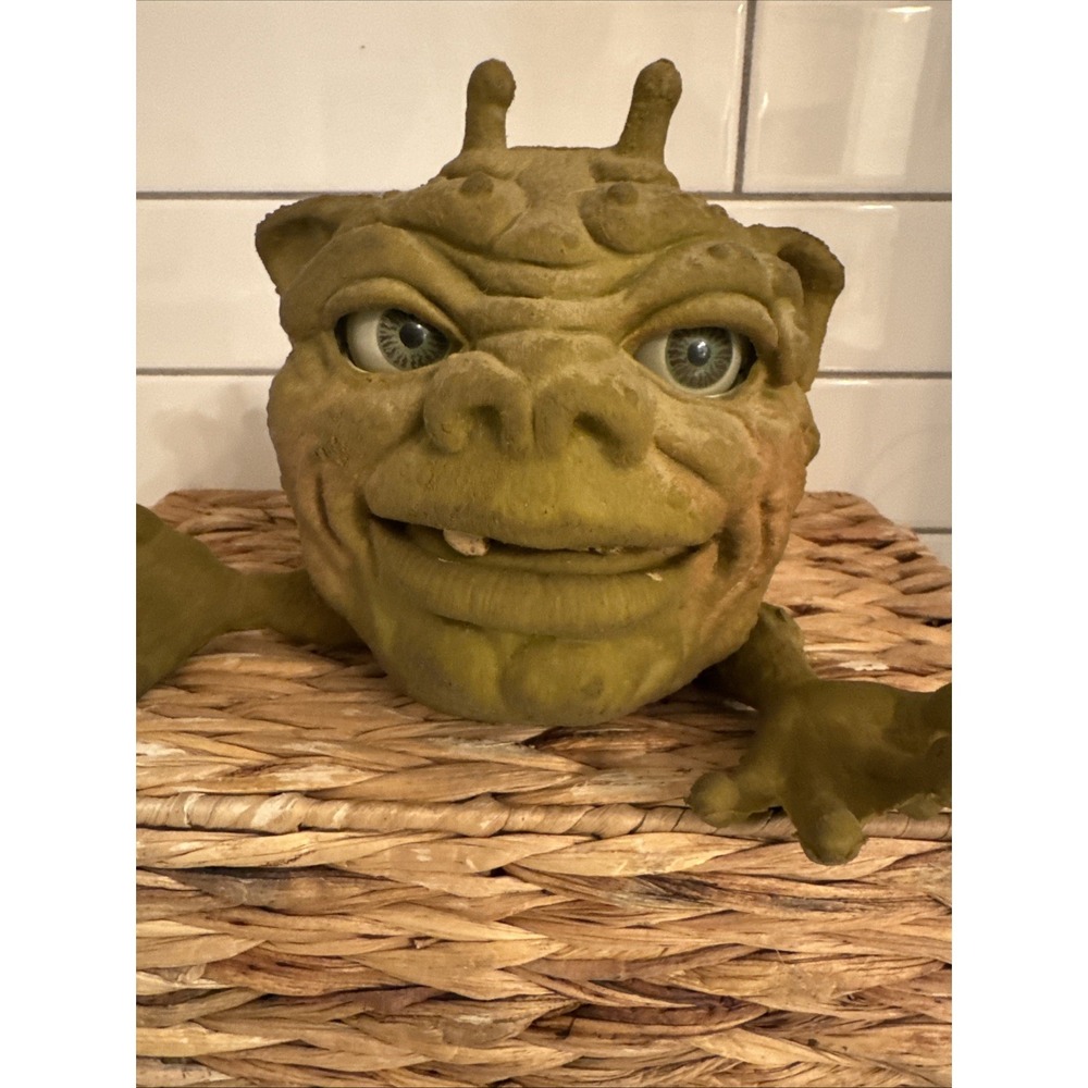 Vintage 1987 Original Boglins "Dwork" Seven Towns Hand Puppet Monster RARE Works